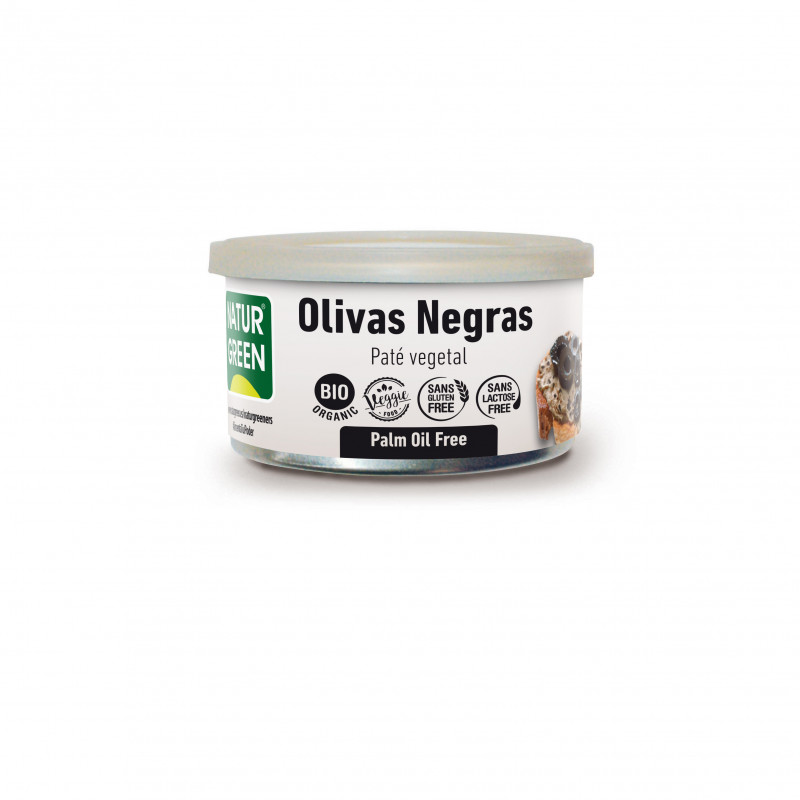 Pate Olivas Negras 125 gr Naturgreen