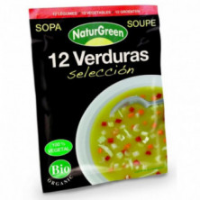 Sopa  con 12 Verduras Bio 40 gr Naturgreen