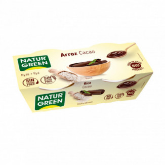 Postre de Arroz y Chocolate 2 x 125 gr Naturgreen