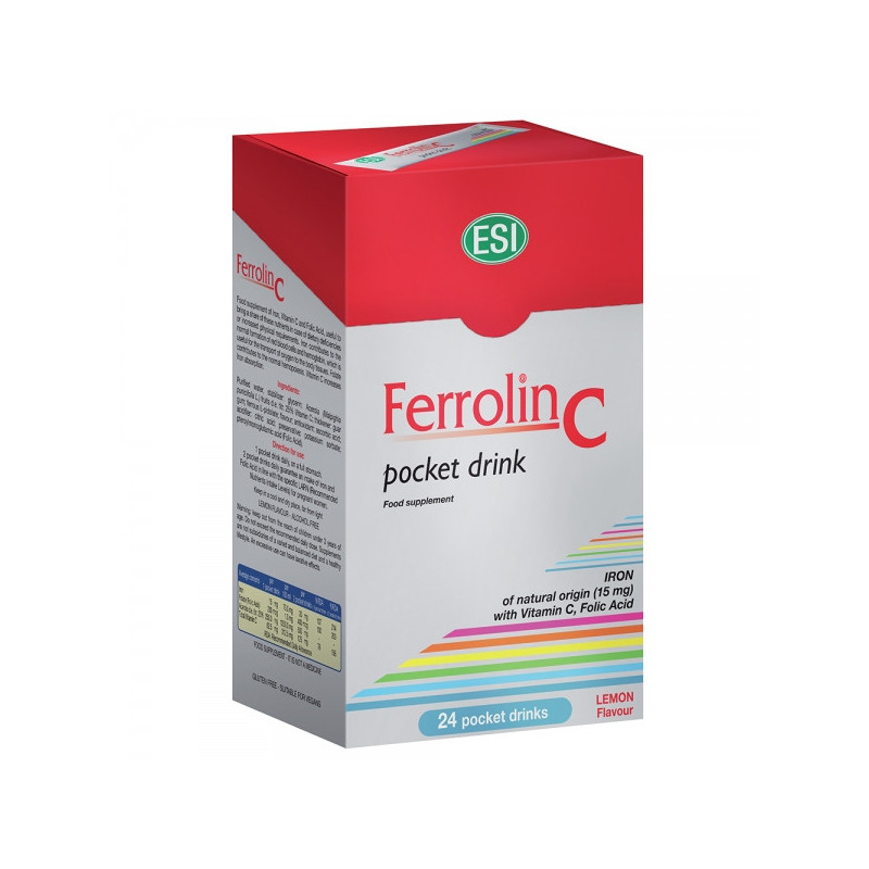 Ferrolin C Pocket Drink 24 Sobres Esi