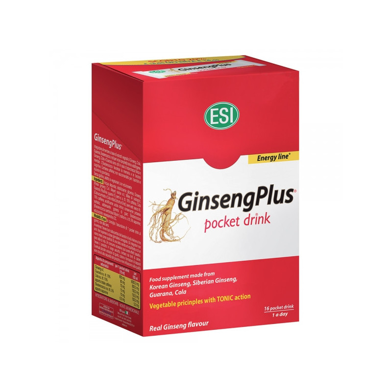 Ginseng Pocket Drink 16 Sobres Esi