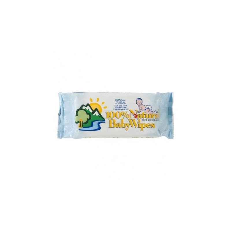 Toallitas Humedas Babywipes 72 Unidades Biocop