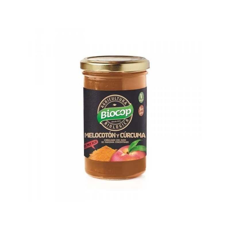 Compota de Melocoton y Curcuma 280 gr Biocop