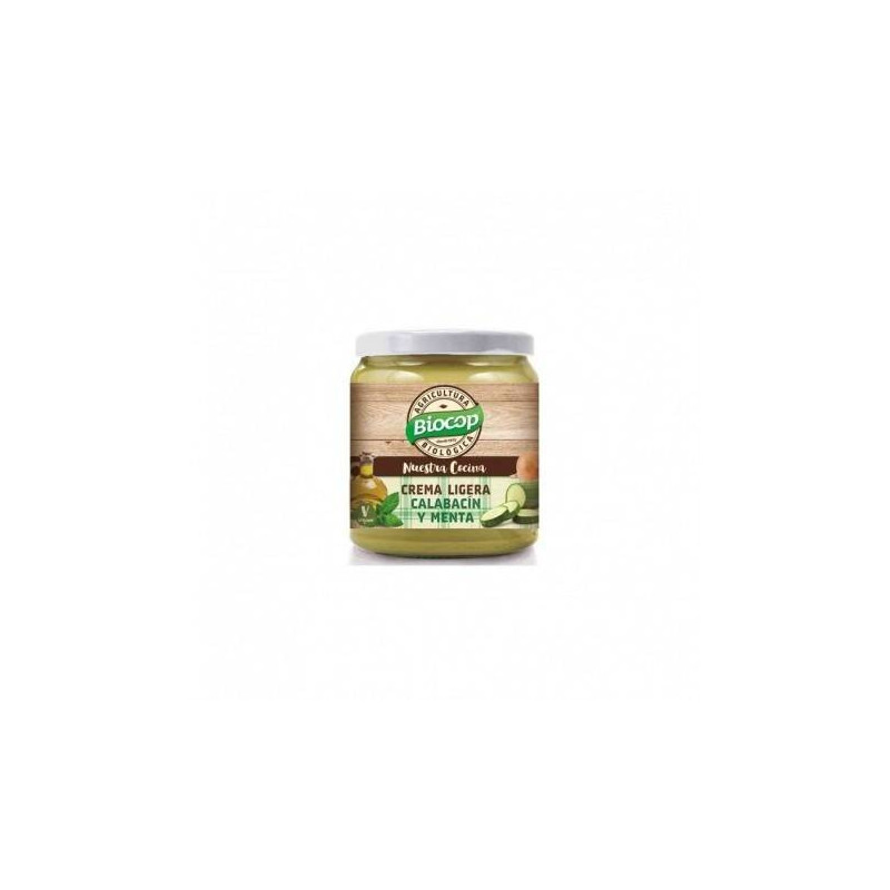 Crema de Calabacin/Menta 295 gr Biocop