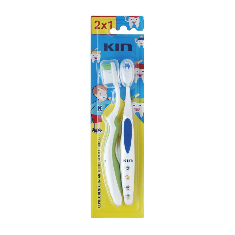 Kin Duplo Cepillo de Dientes Infantil