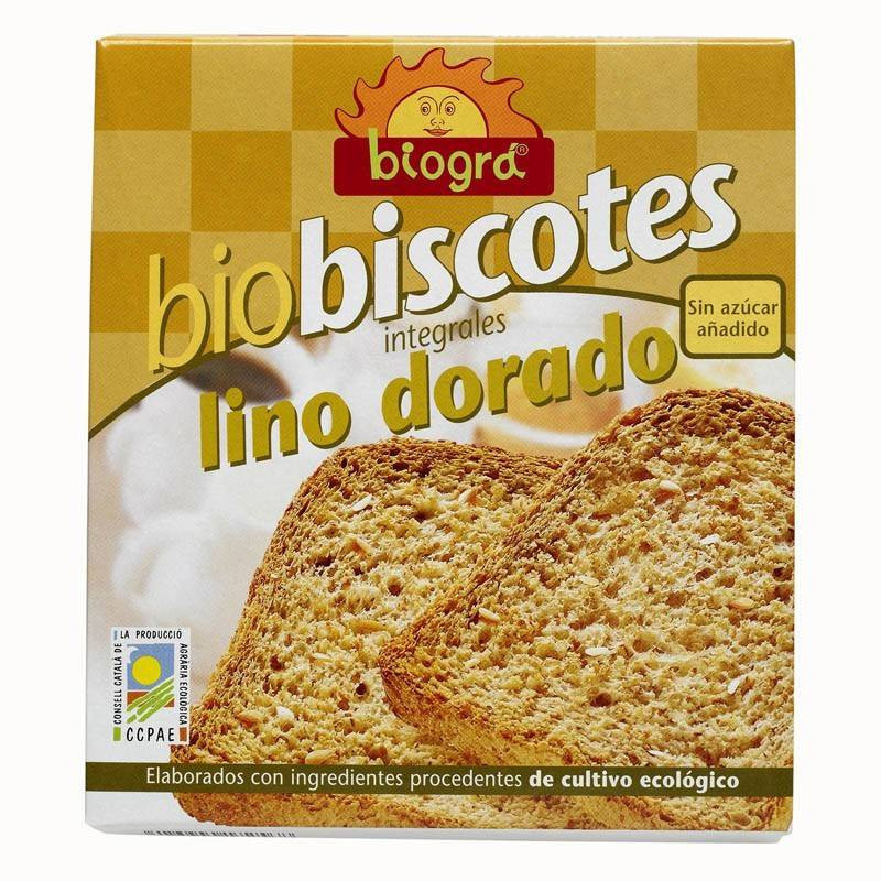 Bio Biscotes Integrales Lino Dorado 270 g Biográ