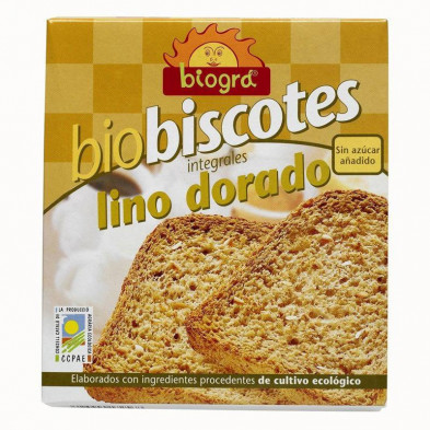 Bio Biscotes Integrales Lino Dorado 270 g Biográ