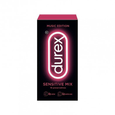 Durex Music Edition Sensitive Mix 10 Preservativos