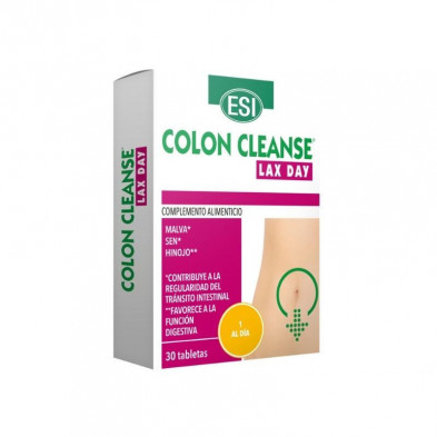 Colon Cleanse Aloe Vera Lax day 30 Comprimidos Esi