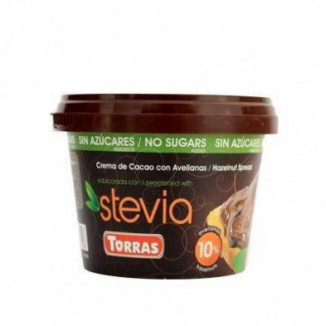 Crema De Cacao Con Avellanas Stevia 200 gr Torras