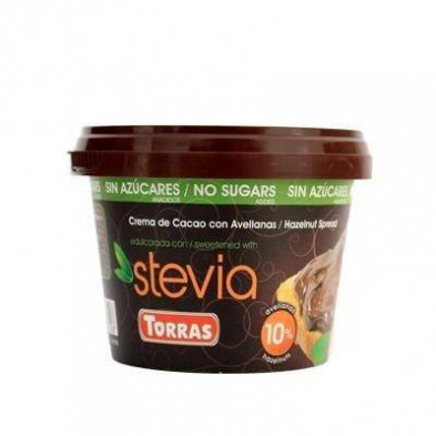 Crema De Cacao Con Avellanas Stevia 200 gr Torras