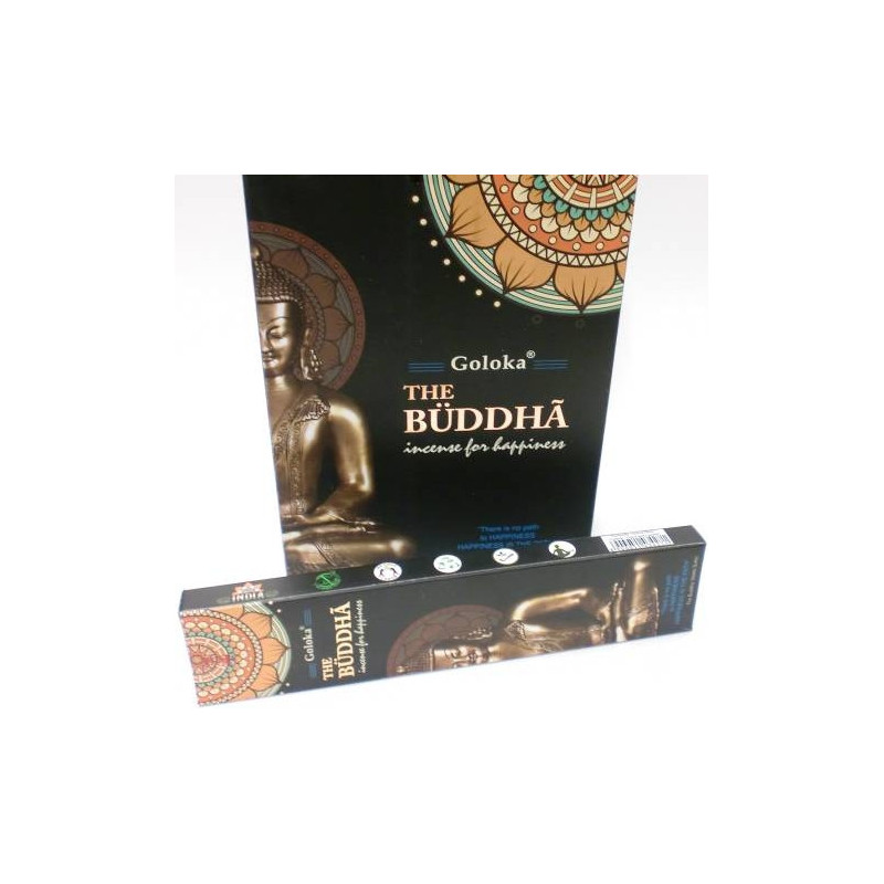 Incienso Goloka Black The Buddha 20 varillas