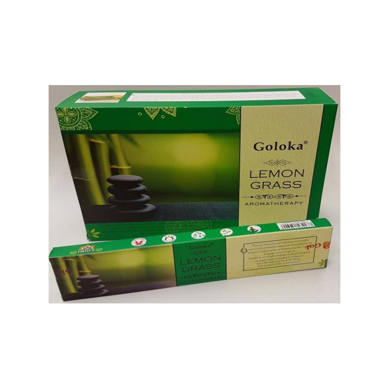 Incienso Aromatico Lemon grass Goloka 15 Gr