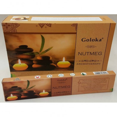 Incienso Aromatico de Nuez Moscada Goloka 15 gr