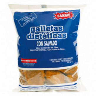 Galleta Salvado 300 gr Sanavi