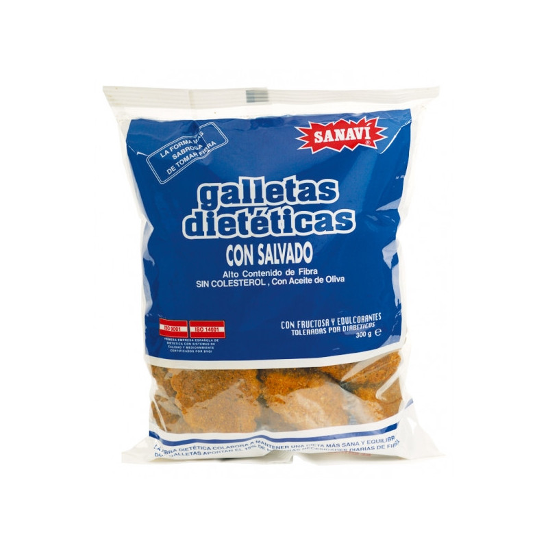 Galleta Salvado 300 gr Sanavi