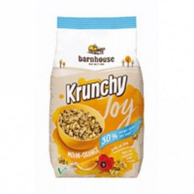 Muesli Krunchy Joy de Amapola-Naranja 375 gr Barnhouse