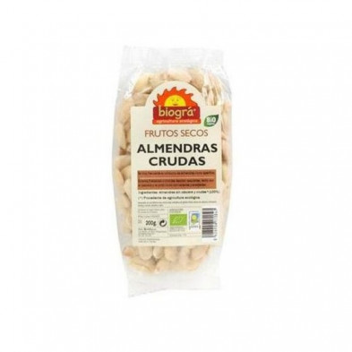 Almendras Crudas y Peladas 200 g Bio Biográ