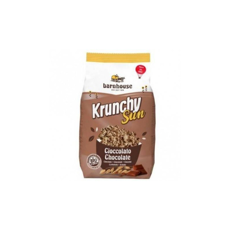 Muesli Krunchy Sun de Chocolate 375 gr Barnhouse