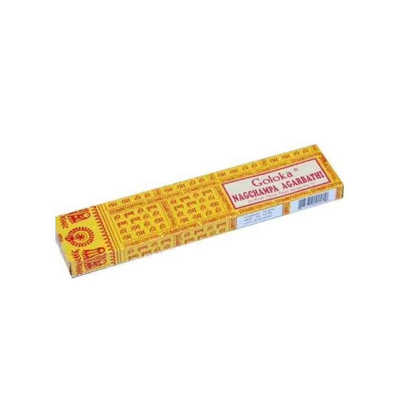 Incienso Nag Champa Goloka-Amarillo 16 gr