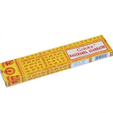 Incienso Nag Champa Goloka-Amarillo 16 gr