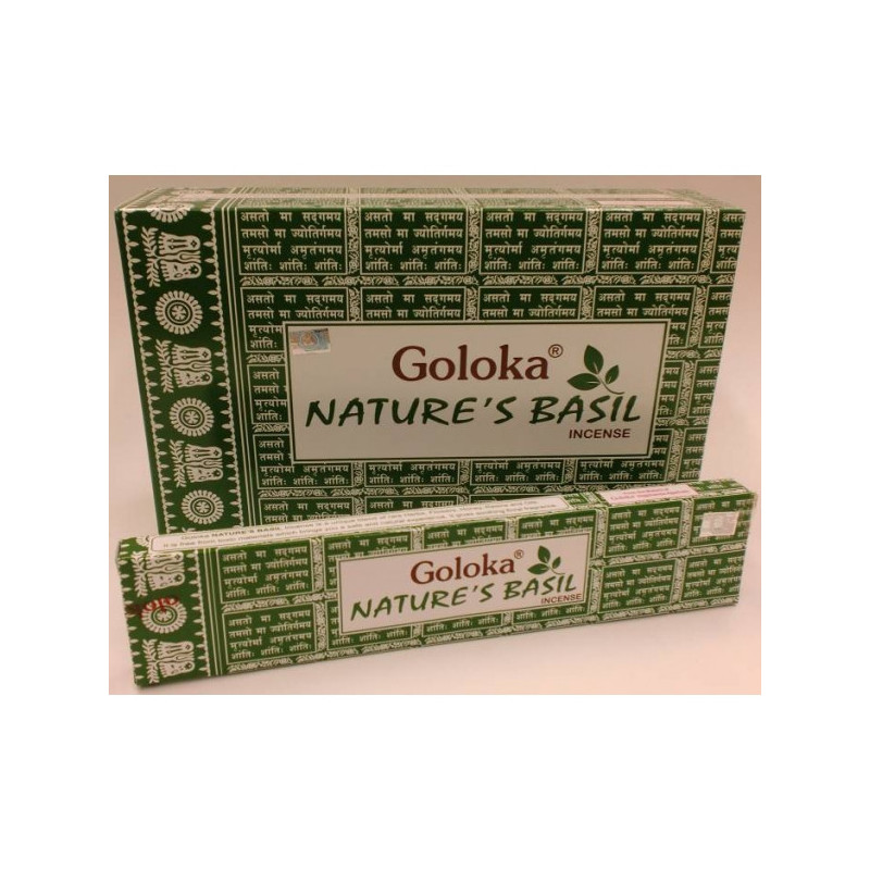 Incienso Nature´s Basil Goloka 15 gr