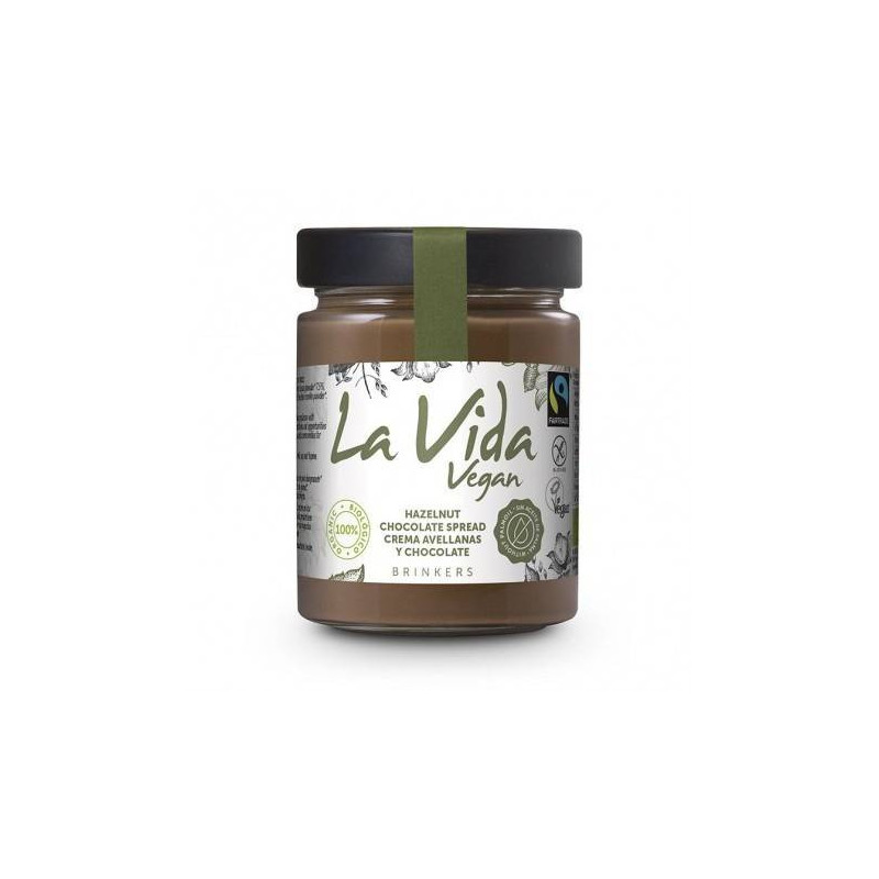 Crema de Chocolate y Avellana Vegana 270 gr La Vida Ve