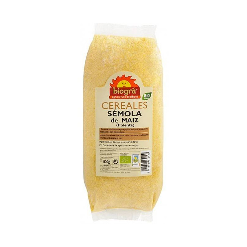 Semola de Maíz (Polenta) 500 g Bio Biográ