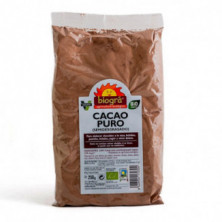 Cacao Puro Semidesgrasado en Polvo 250 g Bio Biográ