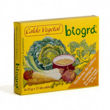 Caldo Vegetal Cubitos Bio 6x10 g Biográ