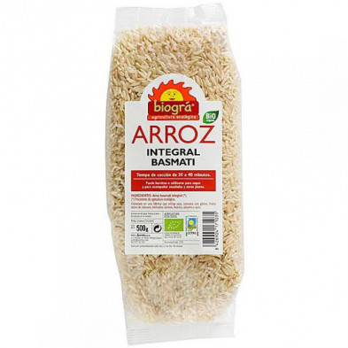 Arroz Basmati Integral Bio 500 g Biográ