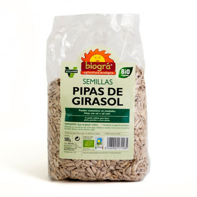 Pipas de Girasol Peladas 250 g Bio Biográ