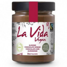 Crema de Chocolate con Almendras 270 gr La Vida Ve