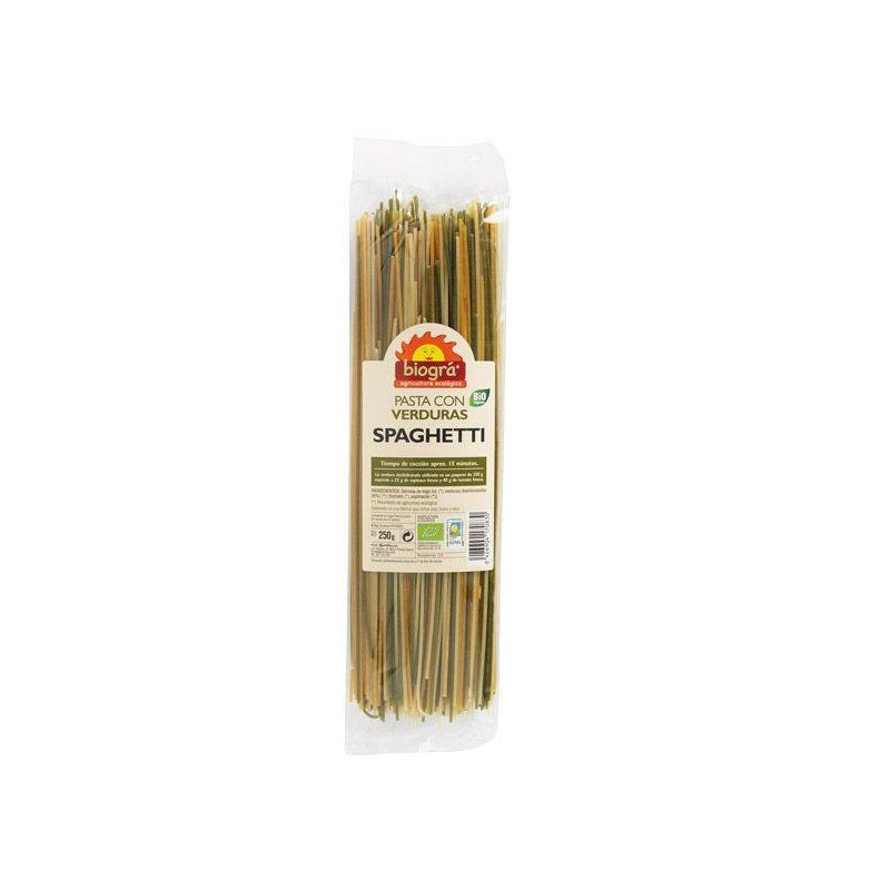 Espagueti con Verduras 250 g Bio Biográ