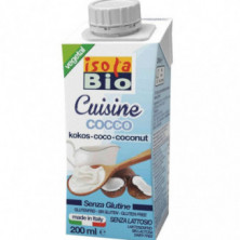 Crema Para Cocinar De Coco Bio 200 ml Isola Bio