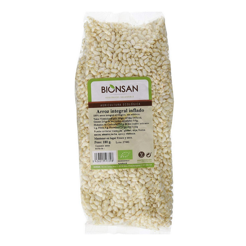 Arroz Integral Inflado Ecológico 180 g Bionsan