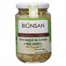 Arroz Integral con Lenteja y Algas Marinas 370 gr Bionsan