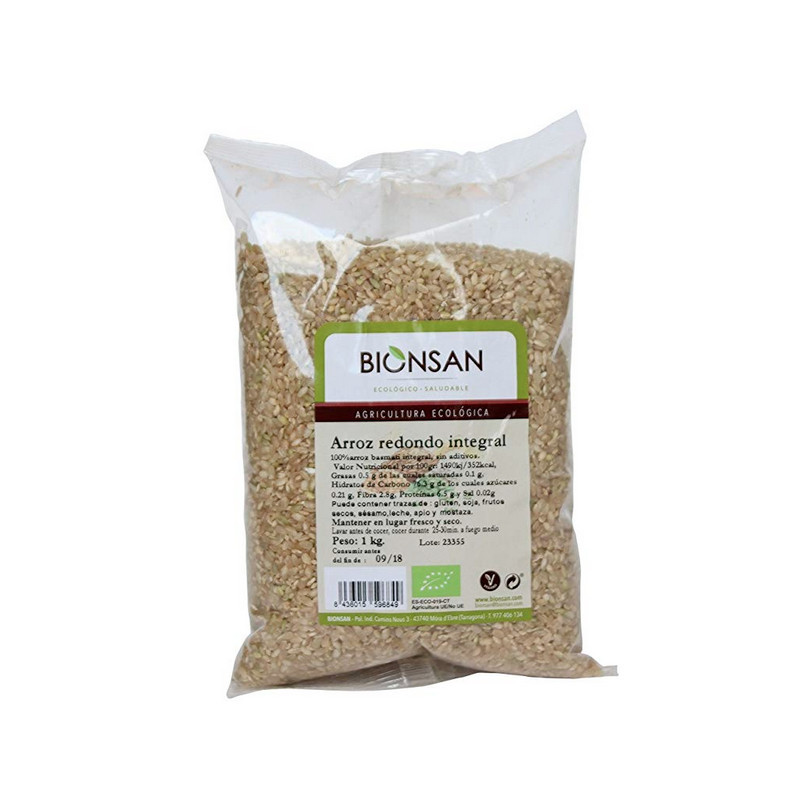 Arroz Redondo Integral Ecológico 1 Kg Bionsan