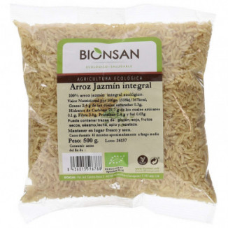 Arroz Jazmin Integral Ecológico 500 gr Bionsan