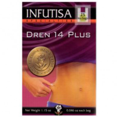 Infusiones Dren 14 Plus 25 Sobres Infutisa