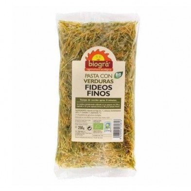 Fideos Finos con Verduras Bio 250 g Biográ