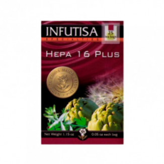 Infusiones Hepa 16 Plus 25 Filtros Infutisa