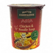 Vaso Asia Noodle Con Pollo Bio 55 gr Natur Compagnie