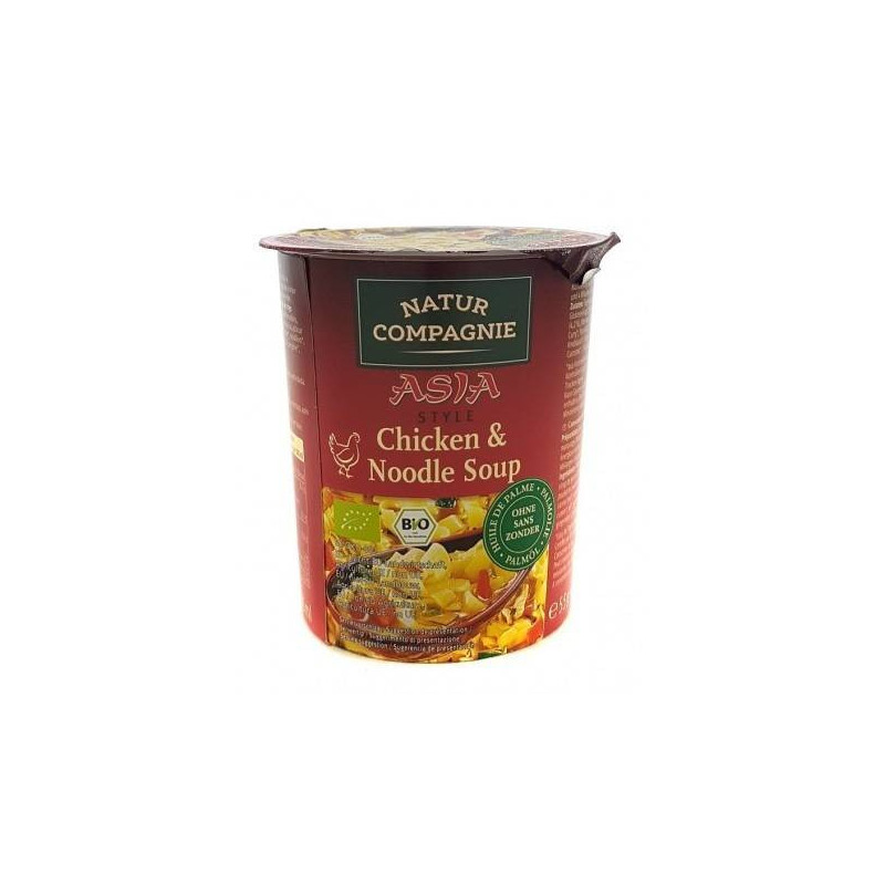 Vaso Asia Noodle Con Pollo Bio 55 gr Natur Compagnie