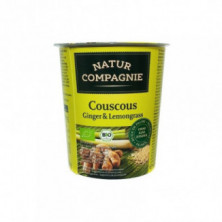 Vaso Couscous Ginger-Lemon Instantáneo 68 gr Natur Compagnie