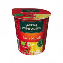 Vaso Tallarines Con Salsa Tomate 59 gr Natur Compagnie