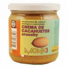 Crema De Cacahuetes Crujiente Monki 330 gr Bio Monki