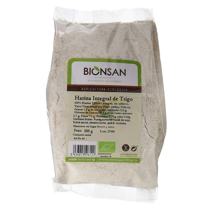 Harina de Trigo Integral Ecológica 500 gr Bionsan