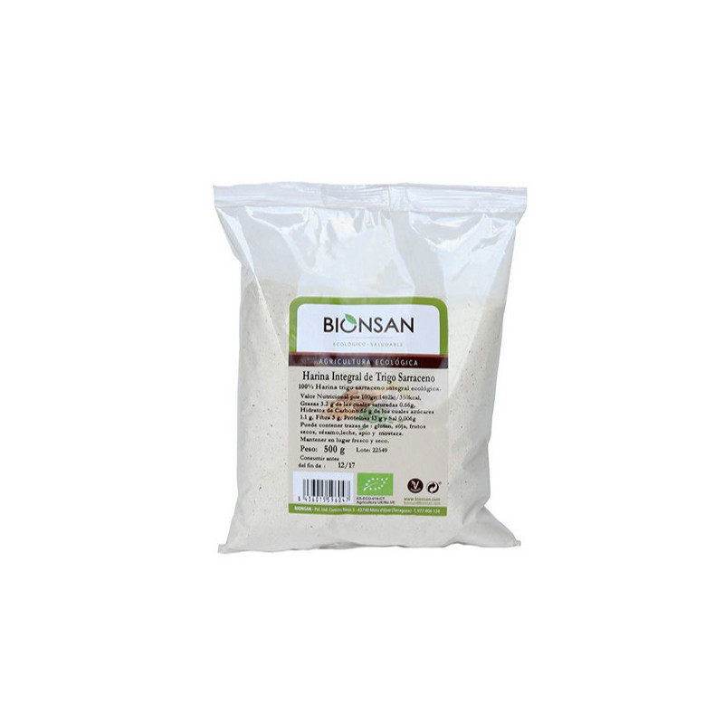 Harina Integral de Trigo Sarraceno Ecológico 500 gr Bionsan