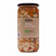 Organics Alubias Blanca Con Verduras 720 gr Carlota